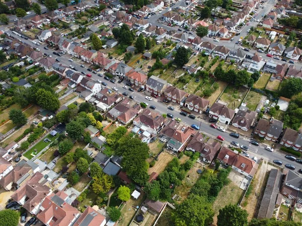 High Angle Drone View Luton City Center Luton England — стокове фото