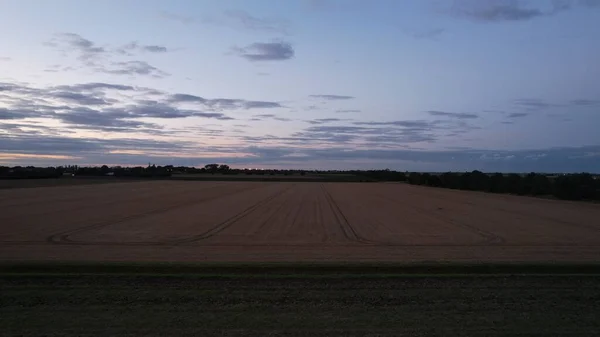 Luftaufnahme Der Schönen Landschaft Und Wolken Himmel — Stockfoto