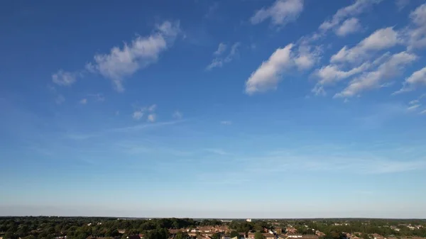 Luftaufnahme Der Schönen Landschaft Und Wolken Himmel — Stockfoto