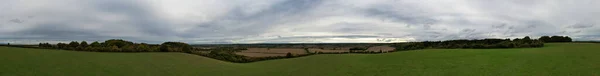 Moln Utsikt Över Brittiska Landsbygden Sharpenhoe Clappers England — Stockfoto
