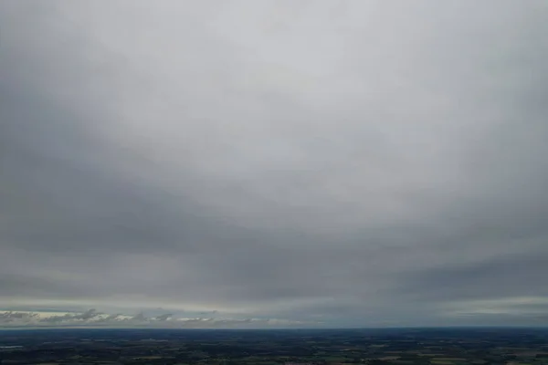 英国Sharpenhoe Clappers海滩上空的云彩景观 — 图库照片