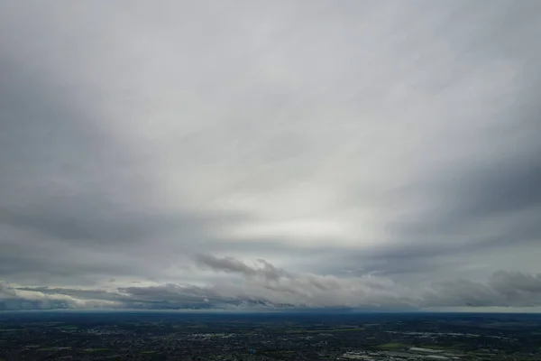 Тучи Над Британской Сельской Местностью Sharpenhoe Clappers England — стоковое фото