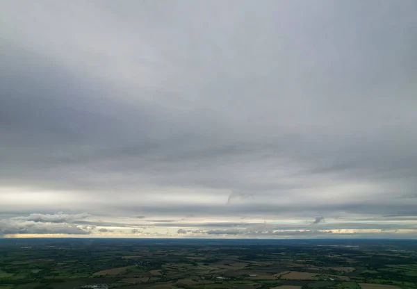 Wolken Blick Über Die Britische Landschaft Bei Sharpenhoe Clappers England — Stockfoto