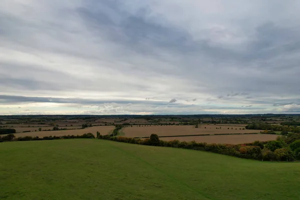 Nubes Vista Sobre Campiña Británica Sharpenhoe Clappers Inglaterra —  Fotos de Stock