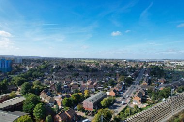 Aerial View of British City