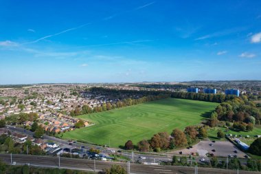 Aerial View of British City