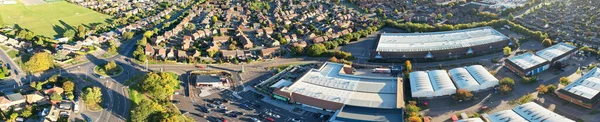 High Angle View Residential Homes East Luton Anglia — Stock Fotó