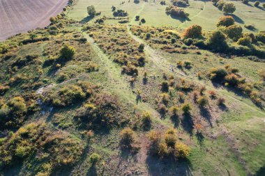 Sunset evening over Galley and Warden Hills