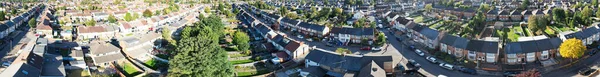 Vacker High Angle View British Town Residens — Stockfoto
