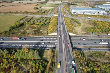 İngiliz Otoyollarının En İyi Hava Görüntüsü ve İngiltere Trafiği, Drone 'un Görüntüsü