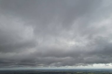 Yüksek İrtifa 'dan En İyi Yağmur Bulutları Görünümü