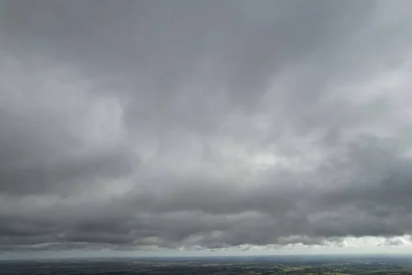 Mejor Vista Las Nubes Lluvia Desde Gran Altitud — Foto de Stock