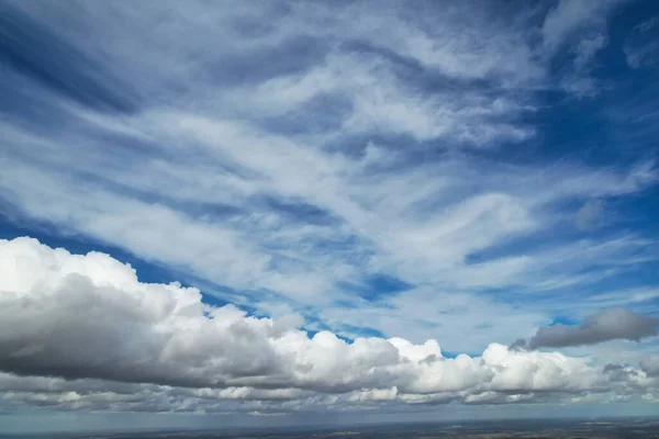 Best High Angle Footage Dramatic Clouds Sky Strong Wind England — стоковое фото