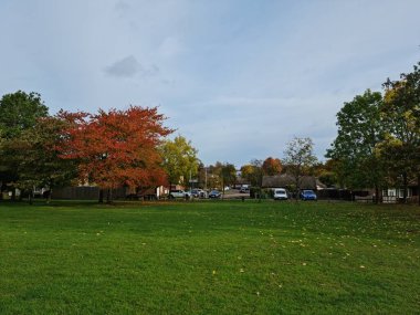 Luton kasabası İngiltere Büyük Britanya 'nın muhteşem manzara manzarası
