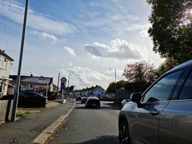 Luton kasabası İngiltere Büyük Britanya 'nın muhteşem manzara manzarası