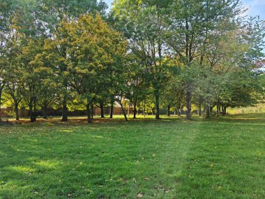 Luton kasabası İngiltere Büyük Britanya 'nın muhteşem manzara manzarası