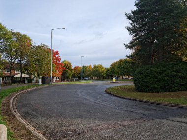 Luton kasabası İngiltere Büyük Britanya 'nın muhteşem manzara manzarası