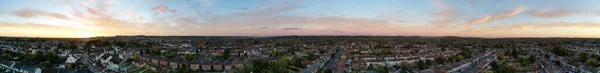 Schönste Aussicht Auf Die Stadt Luton England Drohne High Angle — Stockfoto