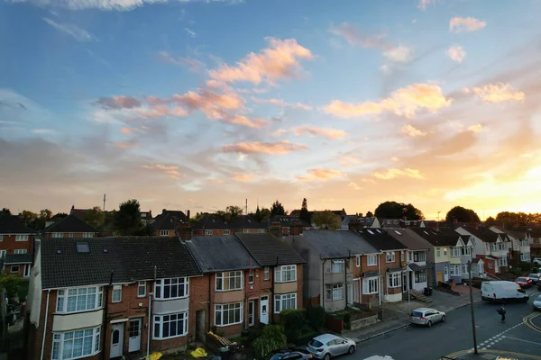 Mest Vackra Landskap Utsikt Över Luton Town England Storbritannien Drone — Stockfoto