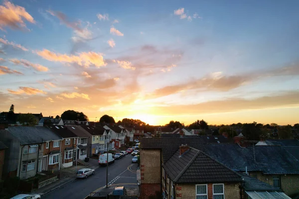 Najpiękniejszy Widok Miasto Luton Anglii Drone High Angle Camera Recorage — Zdjęcie stockowe