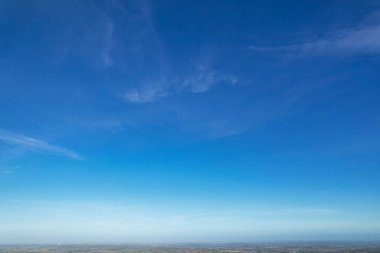 Dunstable Tepelerinde Gün Batımında Güzel Bulutlar