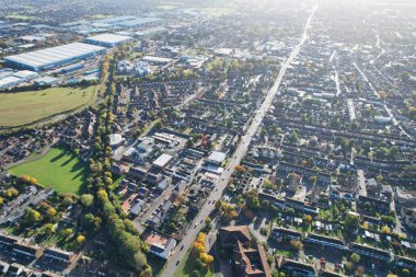 Aerial View of Dunstable Town