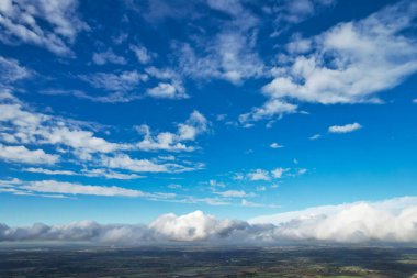 Dramatic Clouds over Countryside of England