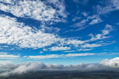 Dramatic Clouds over Countryside of England