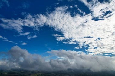 Dramatic Clouds over Countryside of England