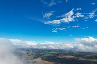 Dramatic Clouds over Countryside of England