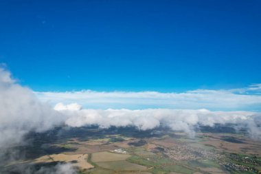 Dramatic Clouds over Countryside of England