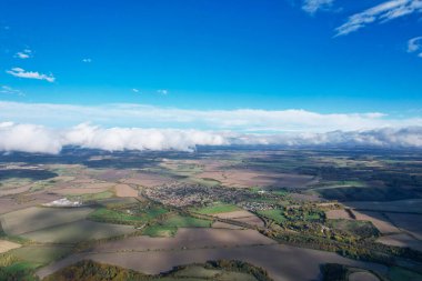 Dramatic Clouds over Countryside of England