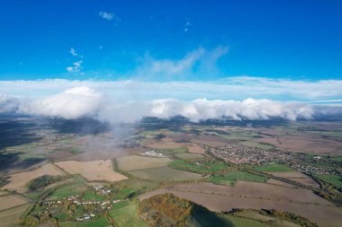 Dramatic Clouds over Countryside of England