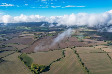 Dramatic Clouds over Countryside of England
