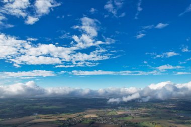 Dramatic Clouds over Countryside of England