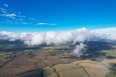 Dramatic Clouds over Countryside of England