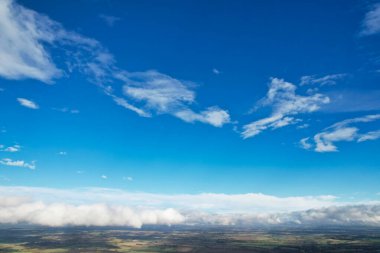 Dramatic Clouds over Countryside of England
