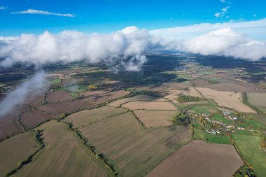 Dramatic Clouds over Countryside of England