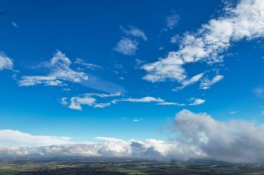 Dramatic Clouds over Countryside of England