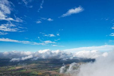 Dramatic Clouds over Countryside of England