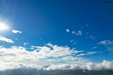 Dramatic Clouds over Countryside of England