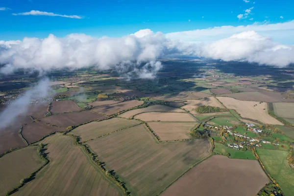Dramatic Clouds over Countryside of England