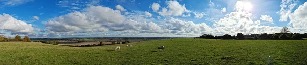 Luftaufnahme Der Britischen Landschaft — Stockfoto