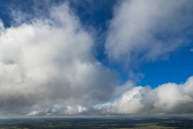 Dramatic Clouds over Countryside of England