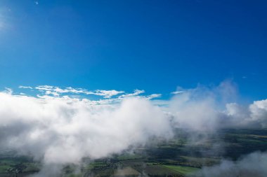 Dramatic Clouds over Countryside of England
