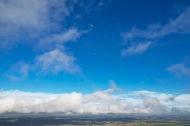 Dramatic Clouds over Countryside of England