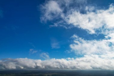 Dramatic Clouds over Countryside of England