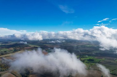 Dramatic Clouds over Countryside of England