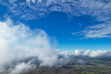 Dramatic Clouds over Countryside of England