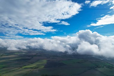Dramatic Clouds over Countryside of England